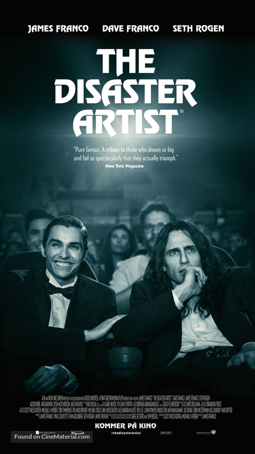 The Disaster Artist - Norwegian Movie Poster