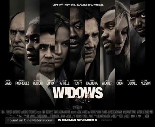 Widows - British Movie Poster