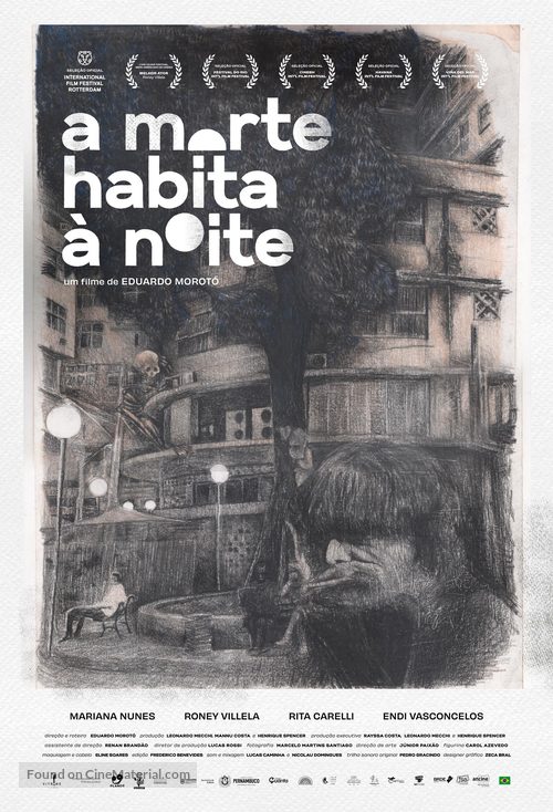 A Morte Habita &agrave; Noite - Brazilian Movie Poster