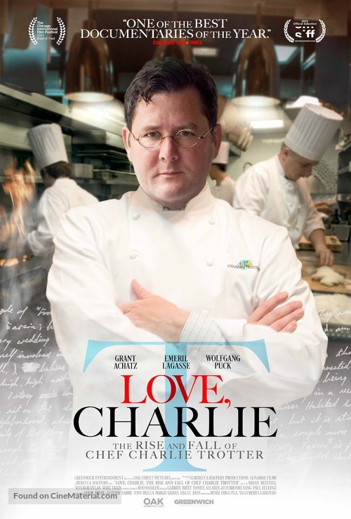 Love, Charlie: The Rise and Fall of Chef Charlie Trotter - Movie Poster