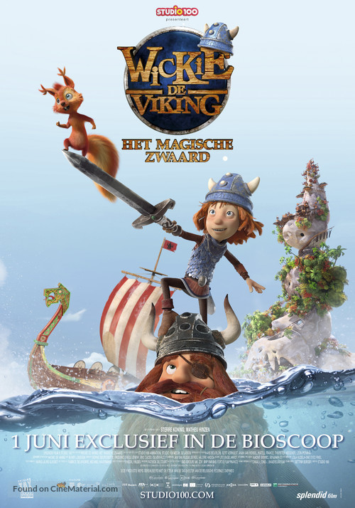 Vic the Viking and the Magic Sword - Dutch Movie Poster