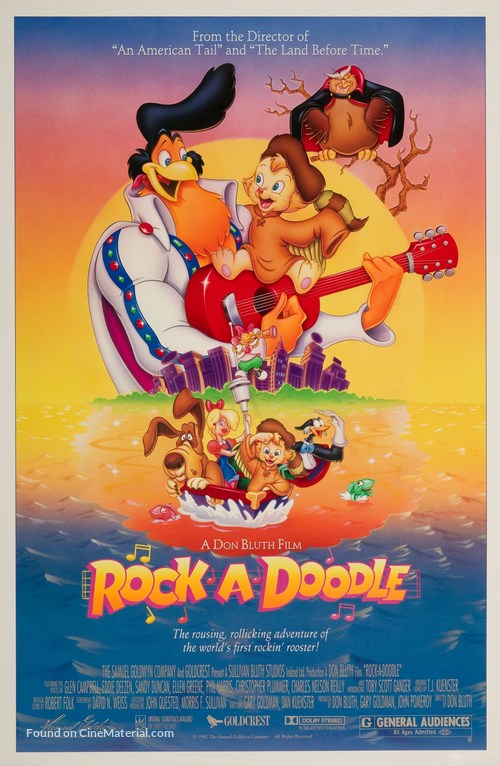Rock-A-Doodle - Movie Poster