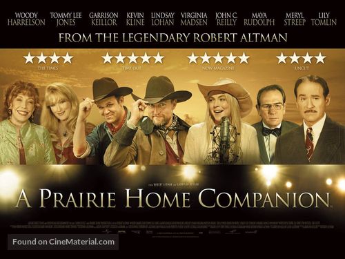 A Prairie Home Companion - British Theatrical movie poster