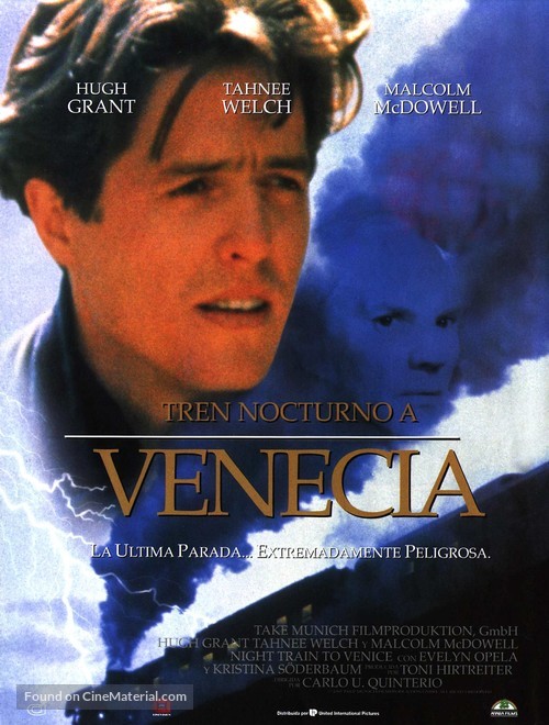 Night Train to Venice - Spanish Movie Poster