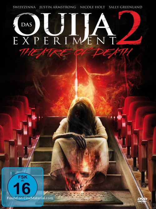 The Ouija Experiment 2: Theatre of Death - German DVD movie cover