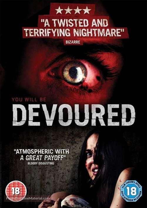 Devoured - British DVD movie cover