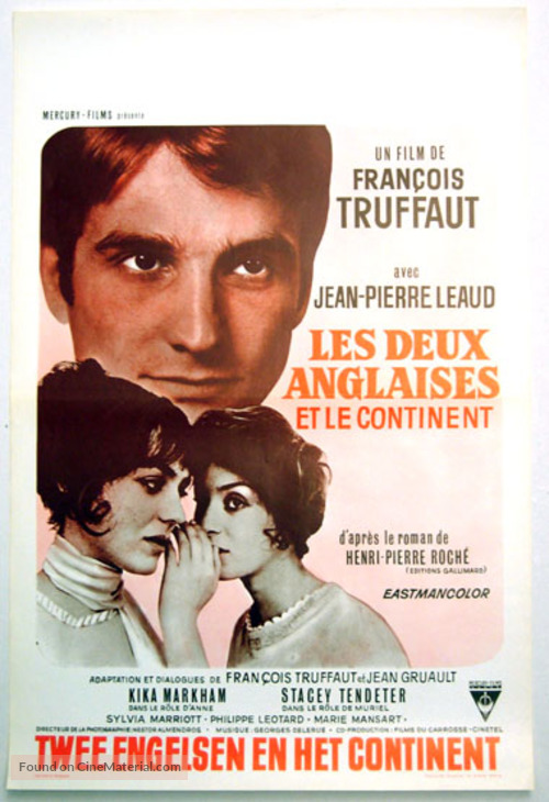 Deux anglaises et le continent, Les - Belgian Movie Poster
