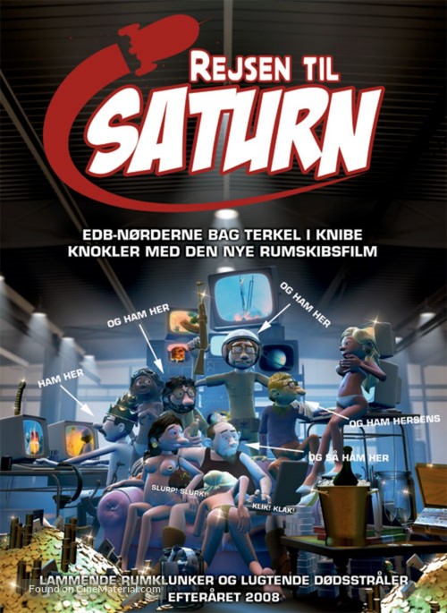 Rejsen til Saturn - Danish Movie Poster