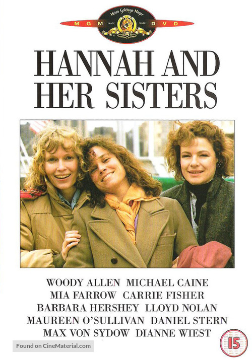 Hannah and Her Sisters - British DVD movie cover