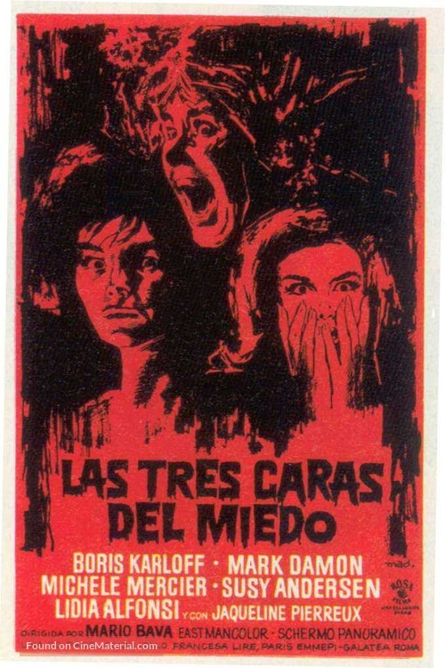 I tre volti della paura - Spanish Movie Poster