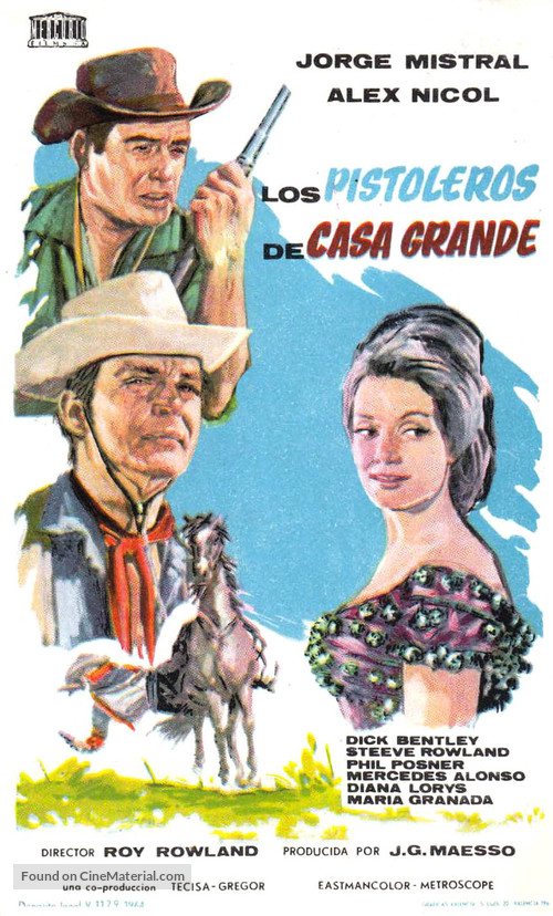 Gunfighters of Casa Grande - Spanish Movie Poster