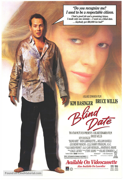 Blind Date - Video release movie poster