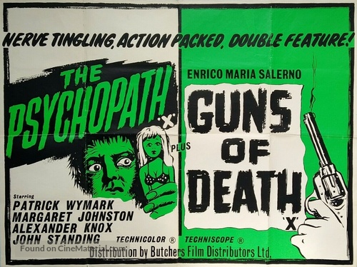 The Psychopath - British Combo movie poster