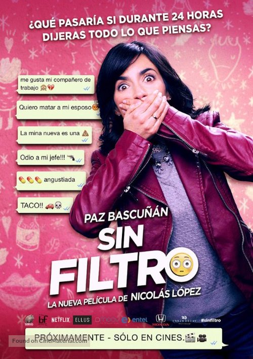 Sin Filtro - Chilean Movie Poster