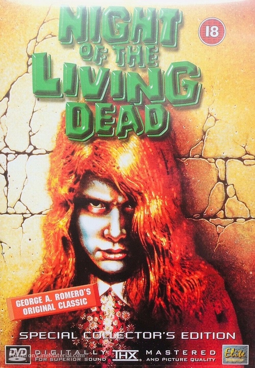 Night of the Living Dead - British DVD movie cover