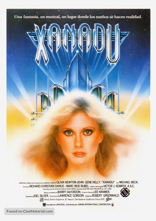 Xanadu - Spanish Movie Poster