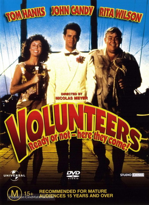 Volunteers - Australian DVD movie cover