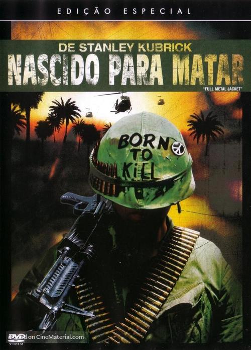 Full Metal Jacket - Brazilian Movie Cover