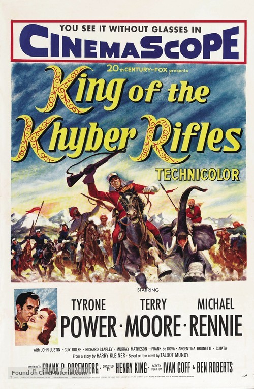 King of the Khyber Rifles - Movie Poster