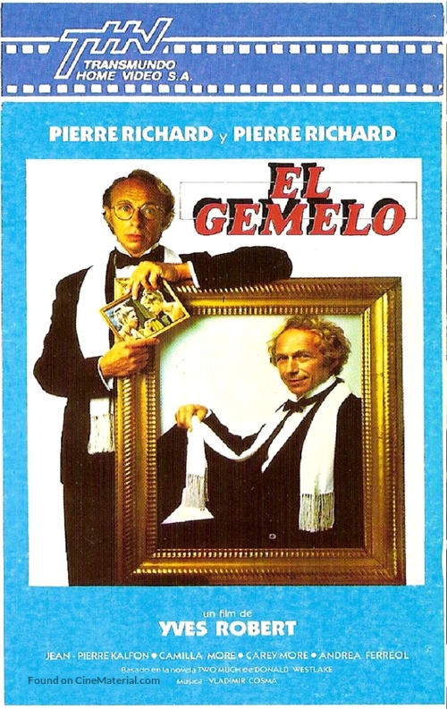 Jumeau, Le - Argentinian VHS movie cover