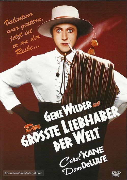 The World&#039;s Greatest Lover - German DVD movie cover