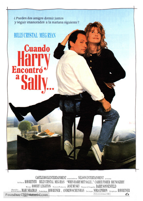 When Harry Met Sally... - Spanish Movie Poster