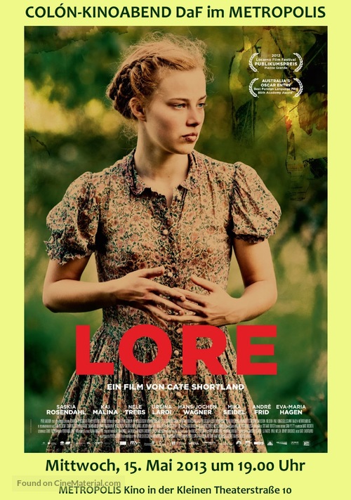 Lore - German Movie Poster