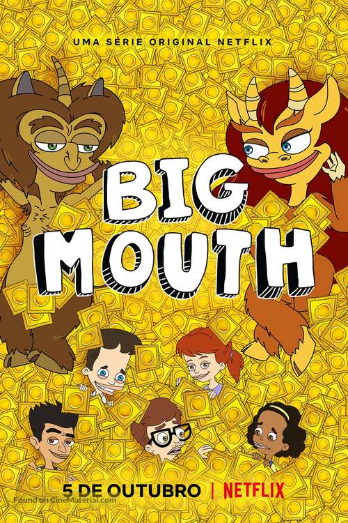 &quot;Big Mouth&quot; - Portuguese Movie Poster