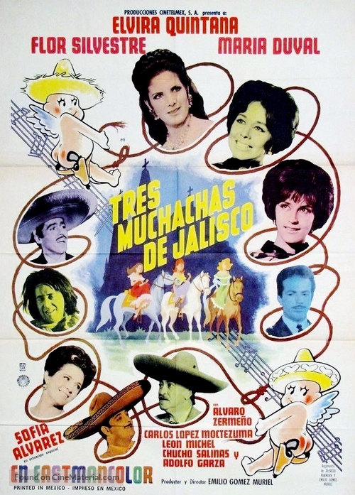 Tres muchachas de Jalisco - Mexican Movie Poster