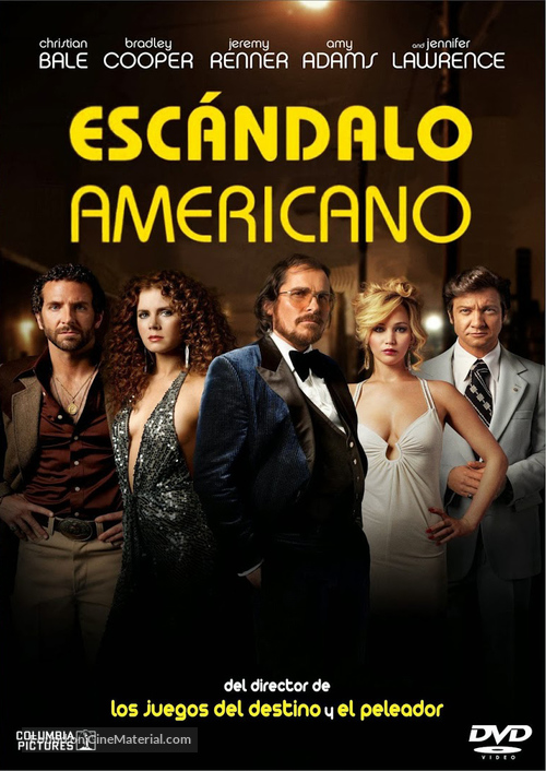 American Hustle - Argentinian DVD movie cover