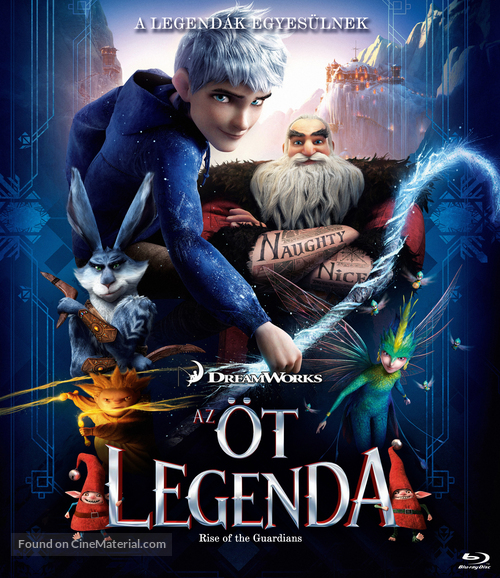 Rise of the Guardians - Hungarian Blu-Ray movie cover