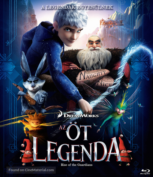 Rise of the Guardians - Hungarian Blu-Ray movie cover