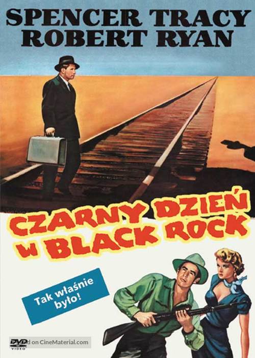 Bad Day at Black Rock - Polish DVD movie cover