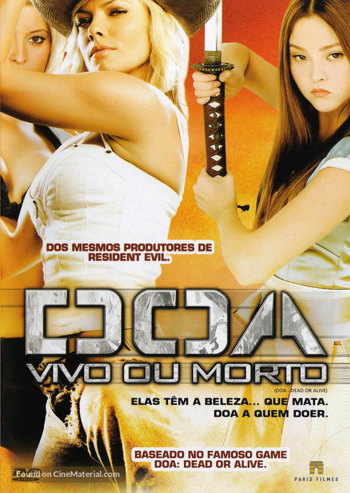 Dead Or Alive - Brazilian DVD movie cover