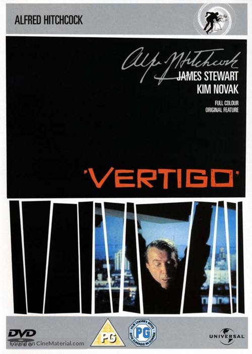 Vertigo - British DVD movie cover