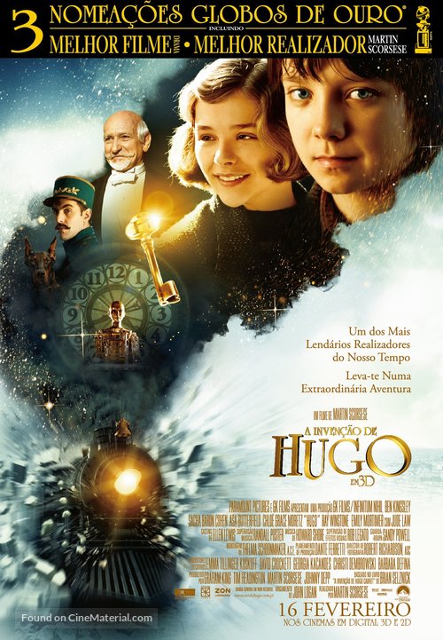 Hugo - Portuguese Movie Poster