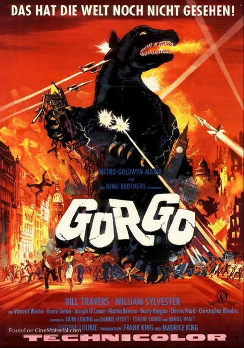 Gorgo - German Movie Poster