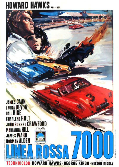 Red Line 7000 - Italian Movie Poster