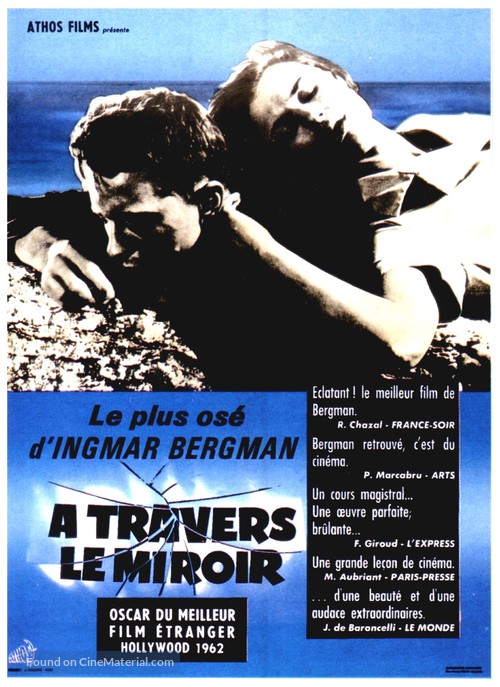 S&aring;som i en spegel - French Movie Poster