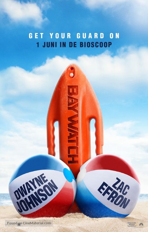 Baywatch - Dutch Movie Poster