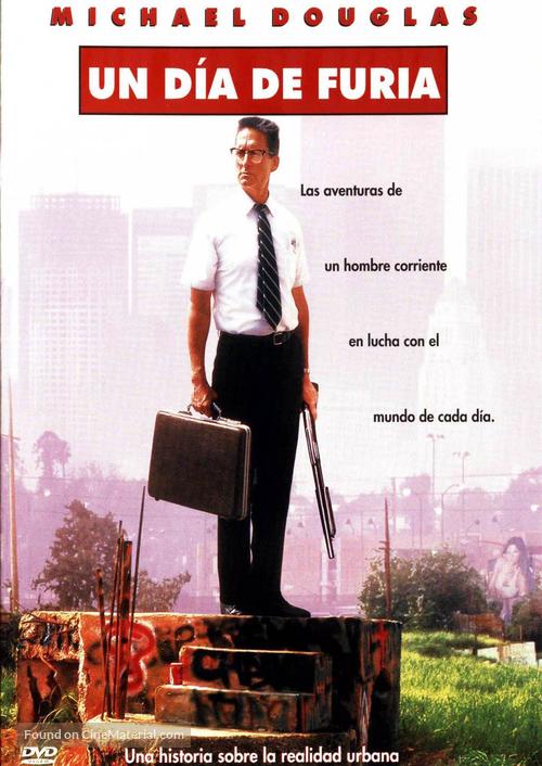 Falling Down - Spanish DVD movie cover