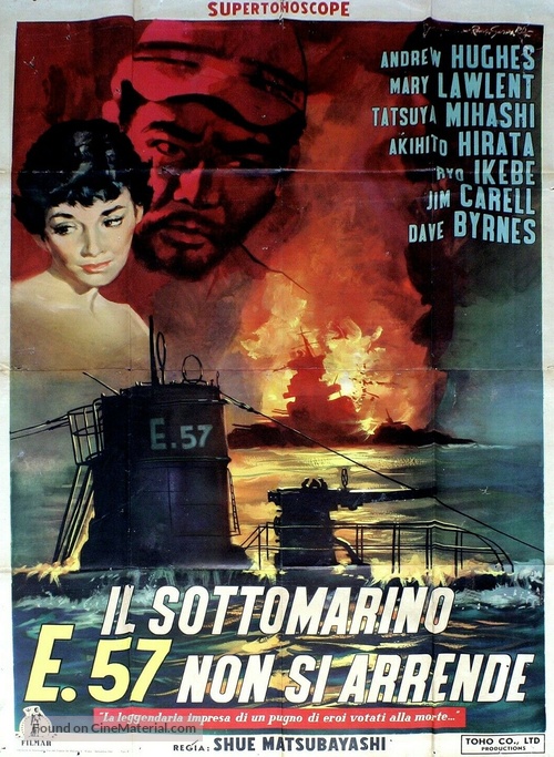 Sensuikan I-57 kofuku sezu - Italian Movie Poster