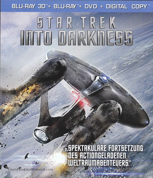 Star Trek Into Darkness - German Blu-Ray movie cover