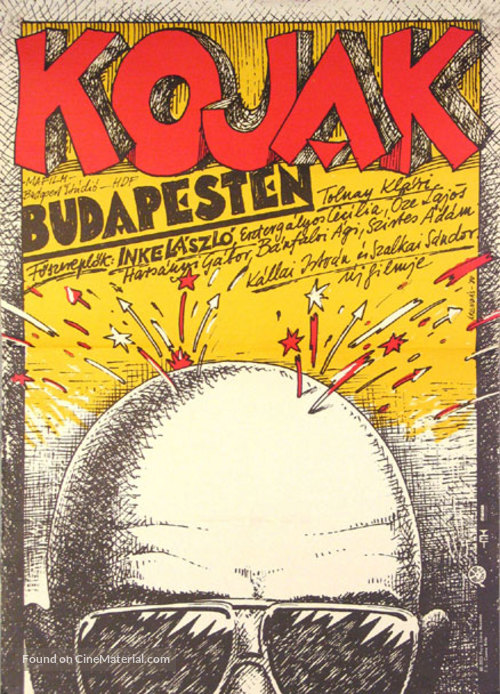 Kojak Budapesten - Hungarian Movie Poster