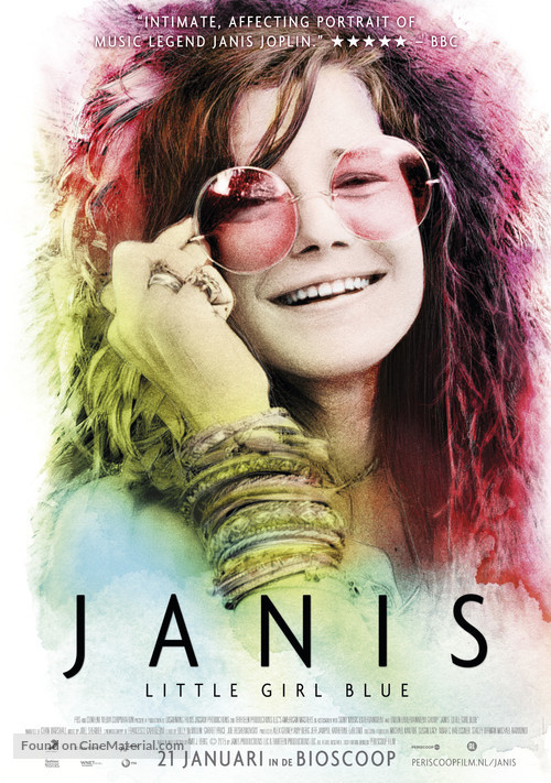 Janis: Little Girl Blue - Dutch Movie Poster