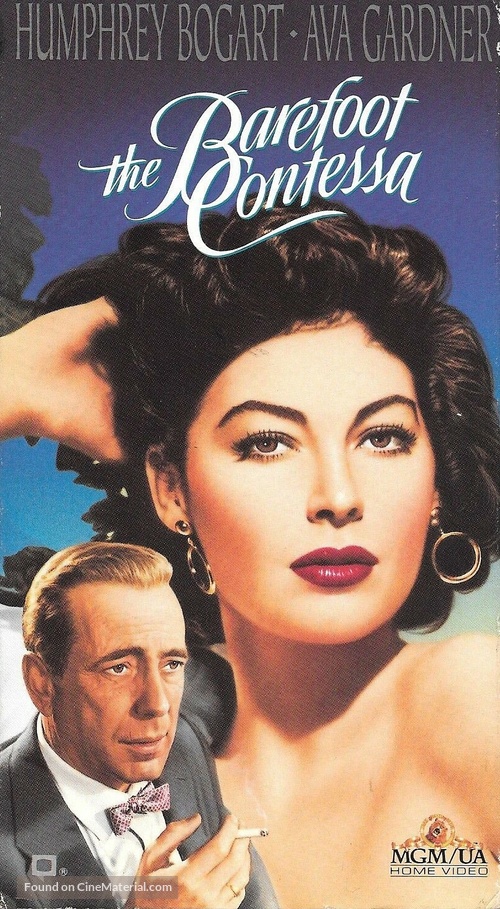 The Barefoot Contessa - VHS movie cover