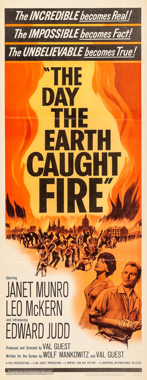 The Day the Earth Caught Fire - Movie Poster