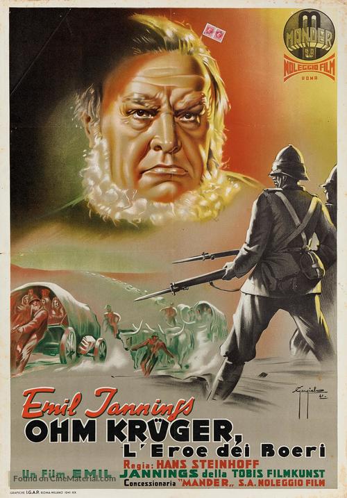 Ohm Kr&uuml;ger - Italian Movie Poster