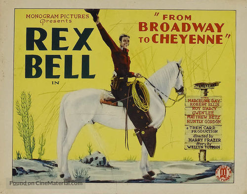 Broadway to Cheyenne - Movie Poster