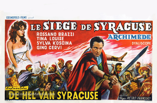 L&#039;assedio di Siracusa - Belgian Movie Poster